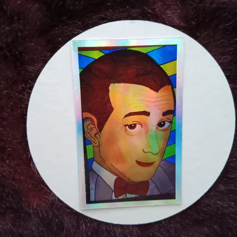 Holographic Mr.PeeWee Herman sticker comes with freebies! RIP 🙏 Mr.ruebens - Picture 3 of 15